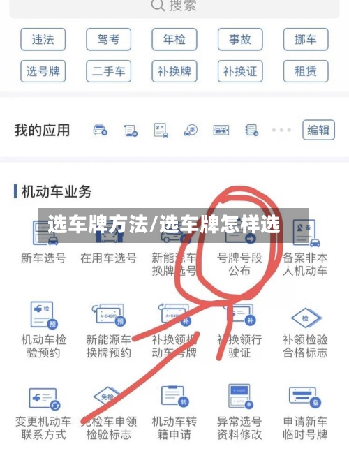 选车牌方法/选车牌怎样选